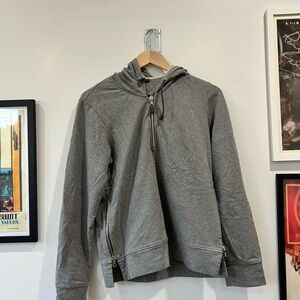 Eleventy Gray Zip-Up Men's Sweater